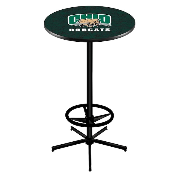 42" Black Ohio University Pub Table